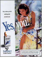 Yes, you! Merit Cigarettes